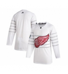 Men's Detroit Red Wings Blank White 2020 Hockey All-Star Game Authentic Jersey