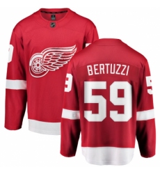 Youth Detroit Red Wings #59 Tyler Bertuzzi Fanatics Branded Red Home Breakaway NHL Jersey