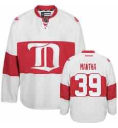 Men's Reebok Detroit Red Wings #39 Anthony Mantha Authentic White Third NHL Jersey