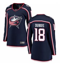 Women's Columbus Blue Jackets #18 Pierre-Luc Dubois Fanatics Branded Navy Blue Home Breakaway NHL Jersey