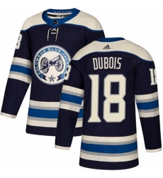Youth Adidas Columbus Blue Jackets #18 Pierre-Luc Dubois Authentic Navy Blue Alternate NHL Jersey