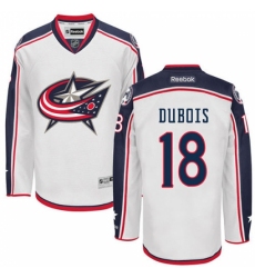 Youth Reebok Columbus Blue Jackets #18 Pierre-Luc Dubois Authentic White Away NHL Jersey