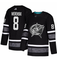 Men's Adidas Columbus Blue Jackets #8 Zach Werenski Black 2019 All-Star Game Parley Authentic Stitched NHL Jersey
