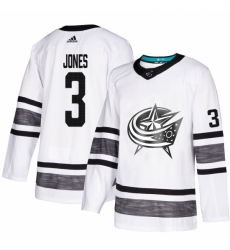 Men's Adidas Columbus Blue Jackets #3 Seth Jones White 2019 All-Star Game Parley Authentic Stitched NHL Jersey