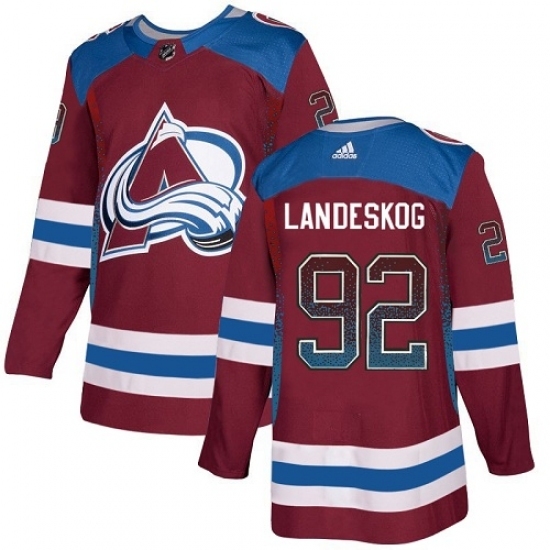 Men's Adidas Colorado Avalanche #92 Gabriel Landeskog Authentic Burgundy Drift Fashion NHL Jersey Men's Adidas Colorado Avalanche #92 Gabriel Landeskog Authentic Burgundy Drift Fashion NHL Jersey