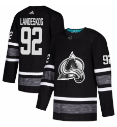 Men's Adidas Colorado Avalanche #92 Gabriel Landeskog Black 2019 All-Star Game Parley Authentic Stitched NHL Jersey