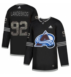 Men's Adidas Colorado Avalanche #92 Gabriel Landeskog Black Authentic Classic Stitched NHL Jersey Men's Adidas Colorado Avalanche #92 Gabriel Landeskog Black Authentic Classic Stitched NHL Jersey