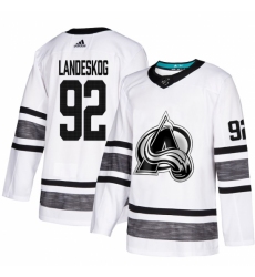 Men's Adidas Colorado Avalanche #92 Gabriel Landeskog White 2019 All-Star Game Parley Authentic Stitched NHL Jersey Men's Adidas Colorado Avalanche #92 Gabriel Landeskog White 2019 All-Star Game Parley Authentic Stitched NHL Jersey