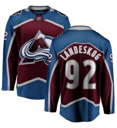 Men's Colorado Avalanche #92 Gabriel Landeskog Fanatics Branded Maroon Home Breakaway NHL Jersey Men's Colorado Avalanche #92 Gabriel Landeskog Fanatics Branded Maroon Home Breakaway NHL Jersey