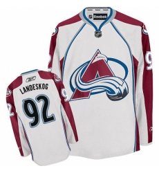Youth Reebok Colorado Avalanche #92 Gabriel Landeskog Authentic White Away NHL Jersey Youth Reebok Colorado Avalanche #92 Gabriel Landeskog Authentic White Away NHL Jersey