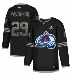 Men's Adidas Colorado Avalanche #29 Nathan MacKinnon Black Authentic Classic Stitched NHL Jersey