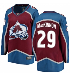 Women's Colorado Avalanche #29 Nathan MacKinnon Fanatics Branded Maroon Home Breakaway NHL Jersey