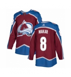 Men's Colorado Avalanche #8 Cale Makar Authentic Burgundy Red Home Hockey Jersey