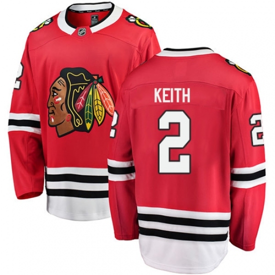 Youth Chicago Blackhawks #2 Duncan Keith Fanatics Branded Red Home Breakaway NHL Jersey Youth Chicago Blackhawks #2 Duncan Keith Fanatics Branded Red Home Breakaway NHL Jersey