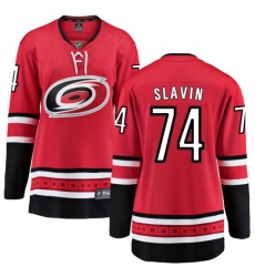 Women's Carolina Hurricanes #74 Jaccob Slavin Fanatics Branded Red Home Breakaway NHL Jersey Women's Carolina Hurricanes #74 Jaccob Slavin Fanatics Branded Red Home Breakaway NHL Jersey