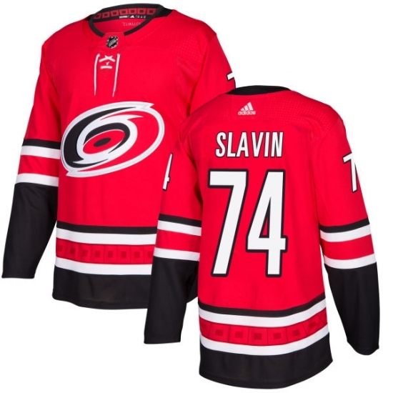Youth Adidas Carolina Hurricanes #74 Jaccob Slavin Authentic Red Home NHL Jersey Youth Adidas Carolina Hurricanes #74 Jaccob Slavin Authentic Red Home NHL Jersey