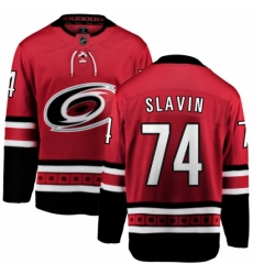 Youth Carolina Hurricanes #74 Jaccob Slavin Fanatics Branded Red Home Breakaway NHL Jersey Youth Carolina Hurricanes #74 Jaccob Slavin Fanatics Branded Red Home Breakaway NHL Jersey