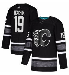 Men's Adidas Calgary Flames #19 Matthew Tkachuk Black 2019 All-Star Game Parley Authentic Stitched NHL Jersey