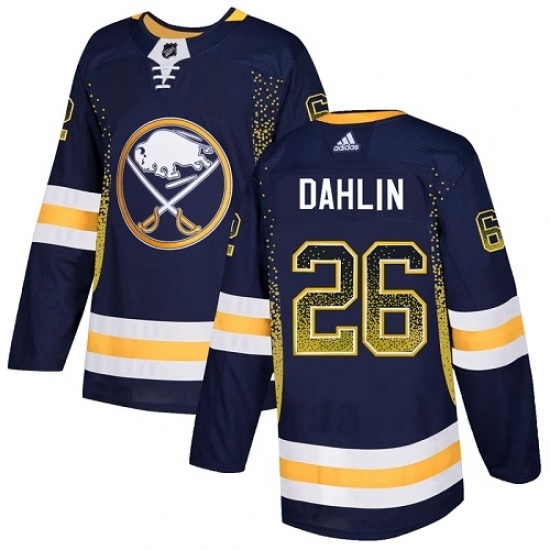 Men's Adidas Buffalo Sabres #26 Rasmus Dahlin Authentic Navy Blue Drift Fashion NHL Jersey Men's Adidas Buffalo Sabres #26 Rasmus Dahlin Authentic Navy Blue Drift Fashion NHL Jersey