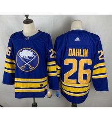 Men's Buffalo Sabres #26 Rasmus Dahlin Blue Fanatics Branded Royal Home Breakaway Jersey