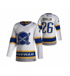 Men's Buffalo Sabres #26 Rasmus Dahlin White 2020-21 Reverse Retro Alternate Hockey Jersey