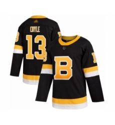 Men's Boston Bruins #13 Charlie Coyle Authentic Black Alternate Hockey Jersey