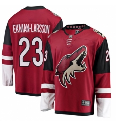 Youth Arizona Coyotes #23 Oliver Ekman-Larsson Fanatics Branded Burgundy Red Home Breakaway NHL Jersey