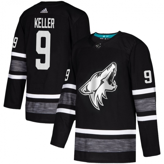 Men's Adidas Arizona Coyotes #9 Clayton Keller Black 2019 All-Star Game Parley Authentic Stitched NHL Jersey Men's Adidas Arizona Coyotes #9 Clayton Keller Black 2019 All-Star Game Parley Authentic Stitched NHL Jersey