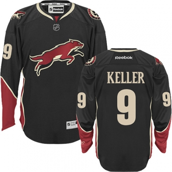 Women's Reebok Arizona Coyotes #9 Clayton Keller Premier Black Third NHL Jersey Women's Reebok Arizona Coyotes #9 Clayton Keller Premier Black Third NHL Jersey