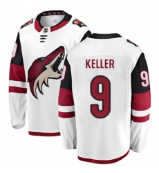 Youth Arizona Coyotes #9 Clayton Keller Fanatics Branded White Away Breakaway NHL Jersey Youth Arizona Coyotes #9 Clayton Keller Fanatics Branded White Away Breakaway NHL Jersey