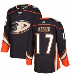 Men's Adidas Anaheim Ducks #17 Ryan Kesler Authentic Black Home NHL Jersey