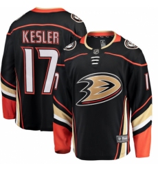 Men's Anaheim Ducks #17 Ryan Kesler Fanatics Branded Black Home Breakaway NHL Jersey