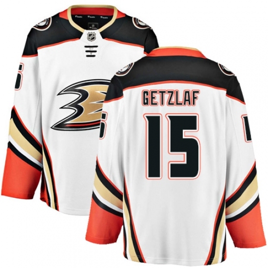 Youth Anaheim Ducks #15 Ryan Getzlaf Fanatics Branded White Away Breakaway NHL Jersey Youth Anaheim Ducks #15 Ryan Getzlaf Fanatics Branded White Away Breakaway NHL Jersey