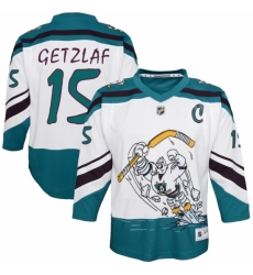 Youth Anaheim Ducks #15 Ryan Getzlaf White 2020-21 Special Edition Replica Player Jersey