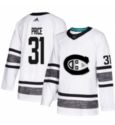 Men's Adidas Montreal Canadiens #31 Carey Price White 2019 All-Star Game Parley Authentic Stitched NHL Jersey