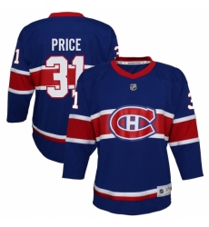 Youth Montreal Canadiens #31 Carey Price Royal 2020-21 Special Edition Replica Player Jersey