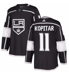 Men's Adidas Los Angeles Kings #11 Anze Kopitar Authentic Black Home NHL Jersey