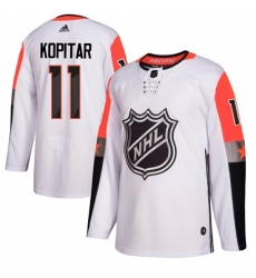 Men's Adidas Los Angeles Kings #11 Anze Kopitar Authentic White 2018 All-Star Pacific Division NHL Jersey
