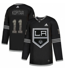 Men's Adidas Los Angeles Kings #11 Anze Kopitar Black Authentic Classic Stitched NHL Jersey