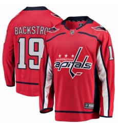 Men's Washington Capitals #19 Nicklas Backstrom Fanatics Branded Red Home Breakaway NHL Jersey