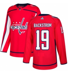 Youth Adidas Washington Capitals #19 Nicklas Backstrom Premier Red Home NHL Jersey