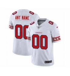 Men's Arizona Cardinals Customized White Team Logo Cool Edition Jersey