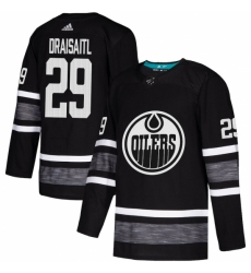 Men's Adidas Edmonton Oilers #29 Leon Draisaitl Black 2019 All-Star Game Parley Authentic Stitched NHL Jersey