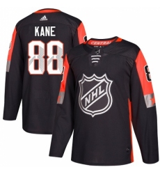 Men's Adidas Chicago Blackhawks #88 Patrick Kane Authentic Black 2018 All-Star Central Division NHL Jersey