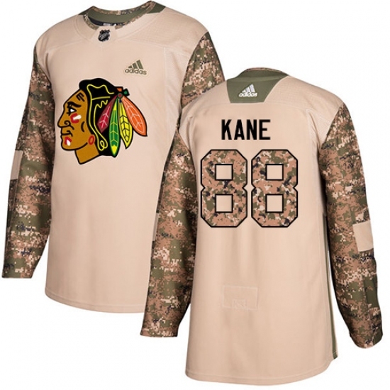 Men's Adidas Chicago Blackhawks #88 Patrick Kane Authentic Camo Veterans Day Practice NHL Jersey Men's Adidas Chicago Blackhawks #88 Patrick Kane Authentic Camo Veterans Day Practice NHL Jersey