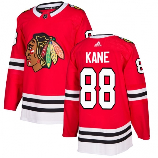 Men's Adidas Chicago Blackhawks #88 Patrick Kane Authentic Red Home NHL Jersey Men's Adidas Chicago Blackhawks #88 Patrick Kane Authentic Red Home NHL Jersey