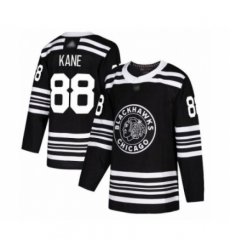Men's Chicago Blackhawks #88 Patrick Kane Authentic Black Alternate Hockey Jersey