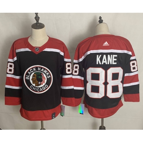 Men's Chicago Blackhawks #88 Patrick Kane Black 2020-21 Special Edition Replica Player Jersey Men's Chicago Blackhawks #88 Patrick Kane Black 2020-21 Special Edition Replica Player Jersey
