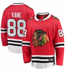 Men's Chicago Blackhawks #88 Patrick Kane Fanatics Branded Red Home Breakaway NHL Jersey
