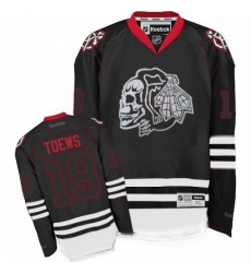 Men's Reebok Chicago Blackhawks #19 Jonathan Toews Authentic New Black Ice NHL Jersey